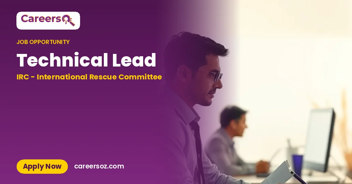Technical Lead – IRC - International Rescue Committee