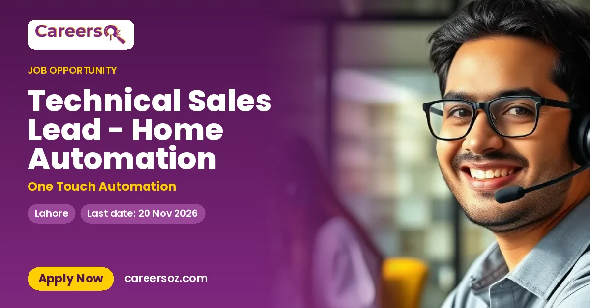 Technical Sales Lead - Home Automation – One Touch Automation