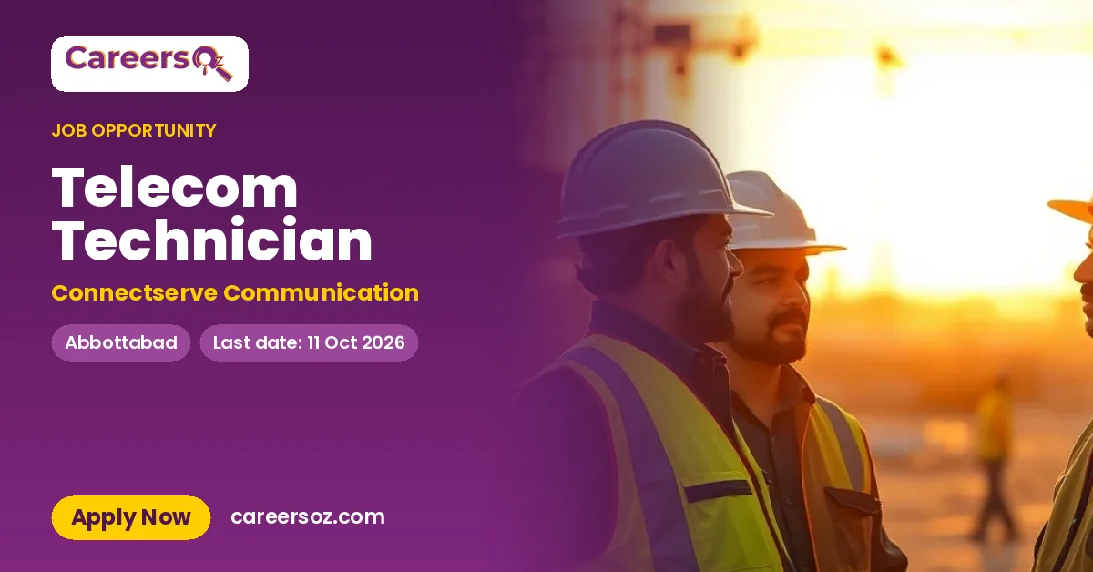 Telecom Technician – Connectserve Communication