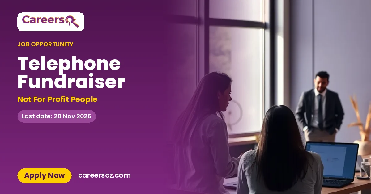 Telephone Fundraiser – Not For Profit People