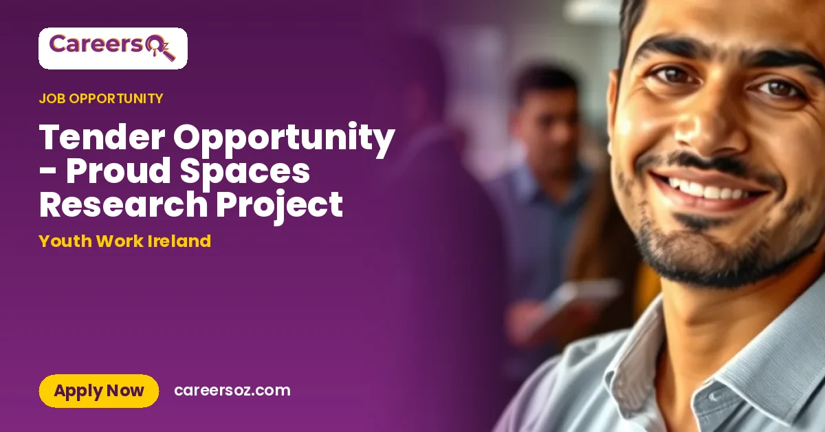 Tender Opportunity - Proud Spaces Research Project – Youth Work Ireland