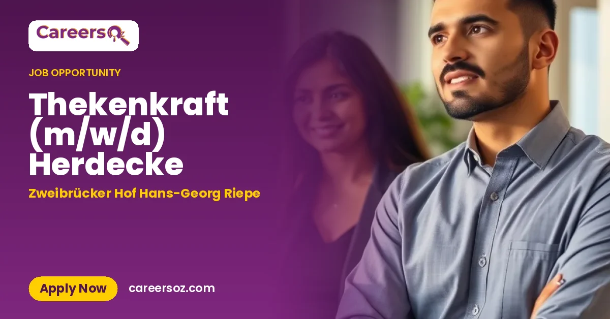 Thekenkraft (m/w/d) Herdecke – Zweibrücker Hof Hans-Georg Riepe
