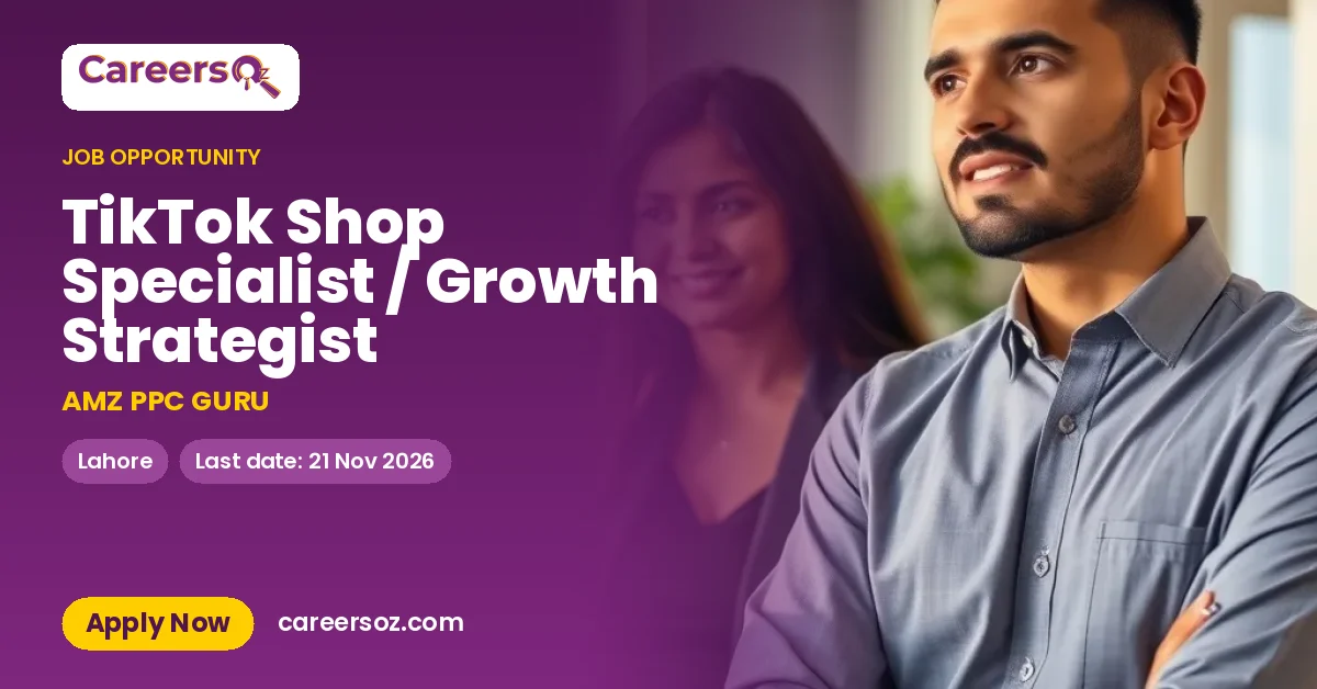 TikTok Shop Specialist / Growth Strategist – AMZ PPC GURU