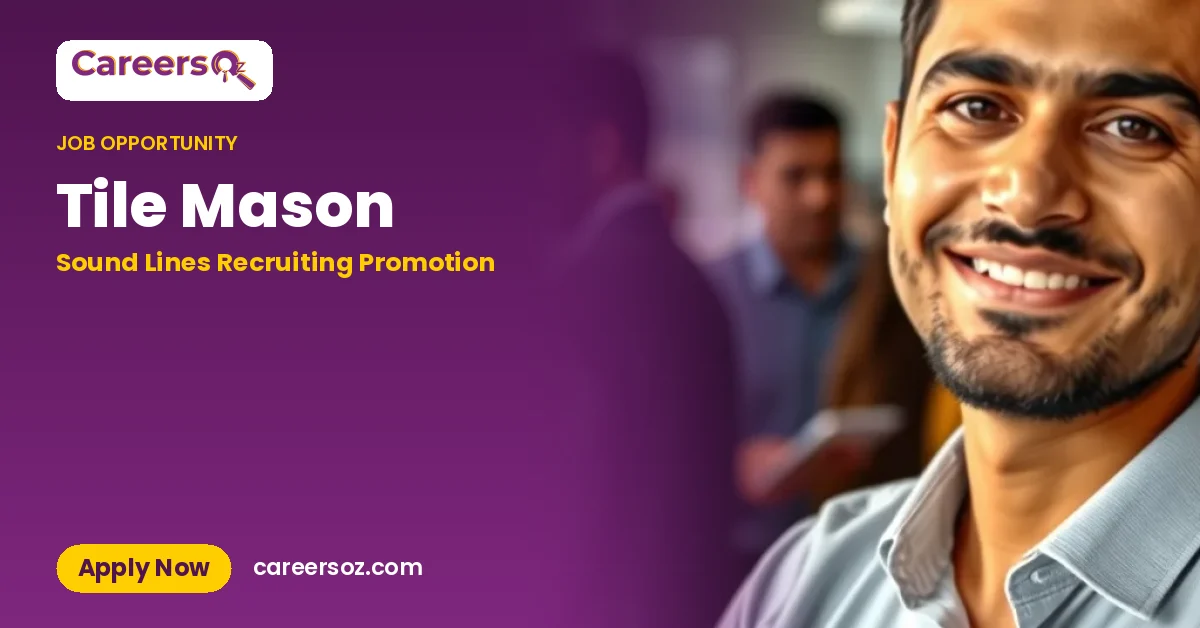 Tile Mason – Sound Lines Recruiting Promotion
