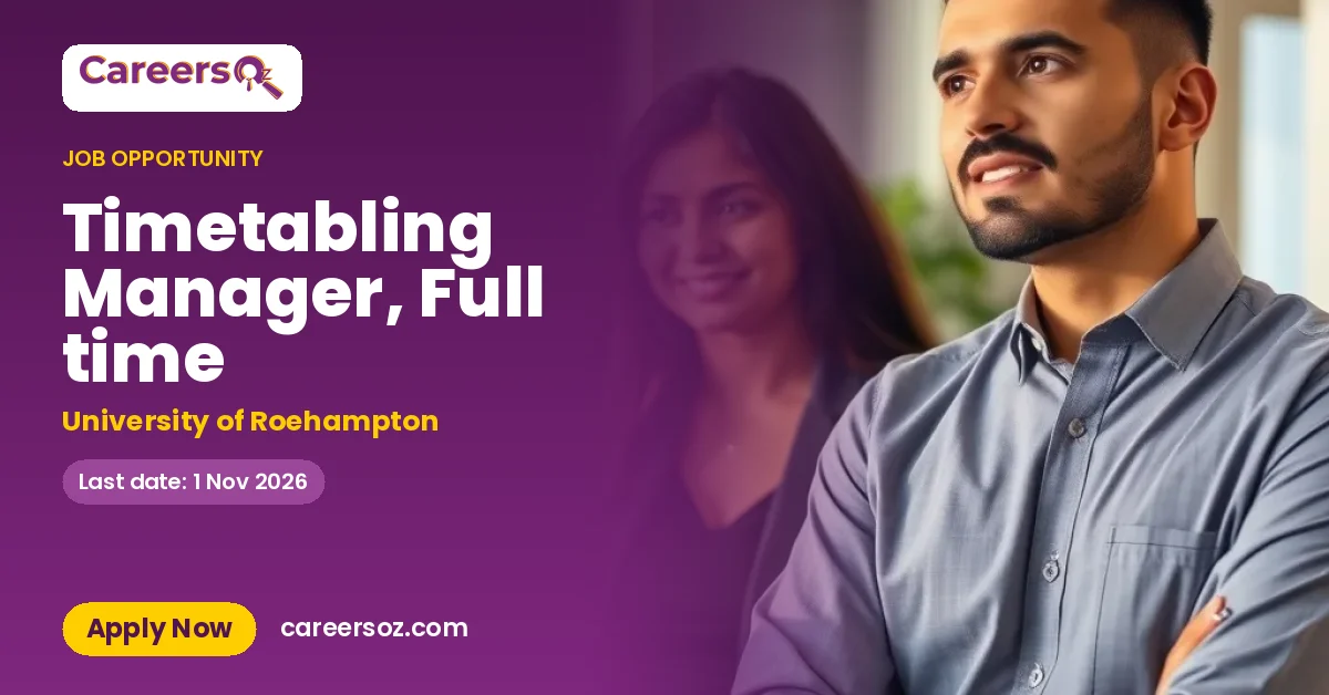 Timetabling Manager, Full time – University of Roehampton