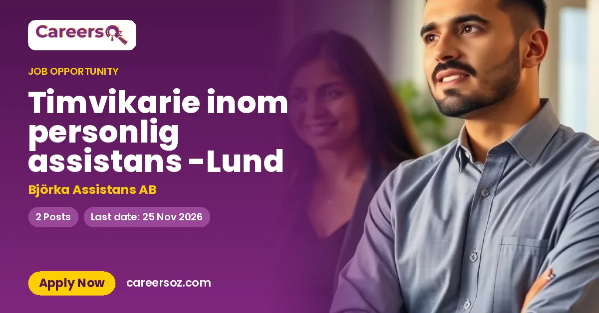 Timvikarie inom personlig assistans -Lund – Björka Assistans AB