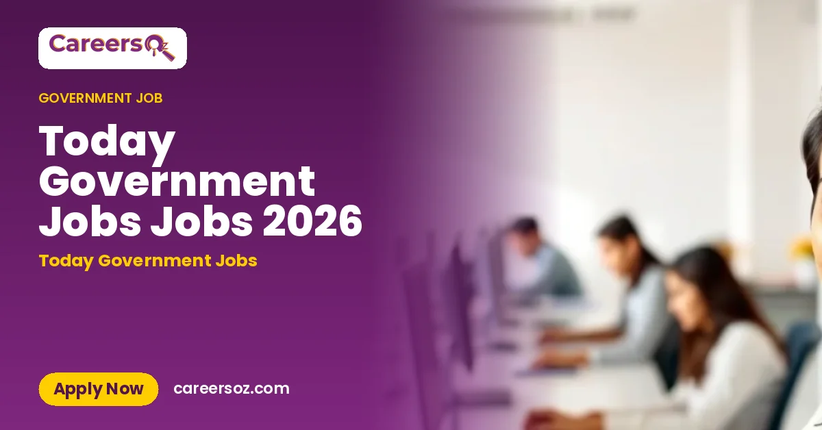 Today Government Jobs Jobs 2026 – Today Government Jobs