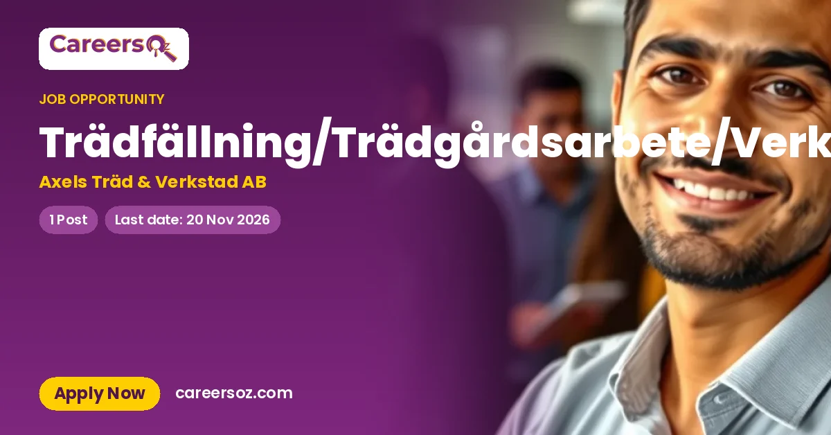 Trädfällning/Trädgårdsarbete/Verkstad – Axels Träd & Verkstad AB