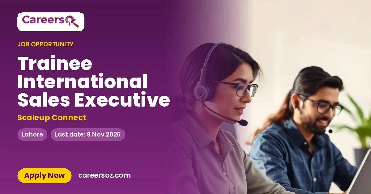 Trainee International Sales Executive – Scaleup Connect