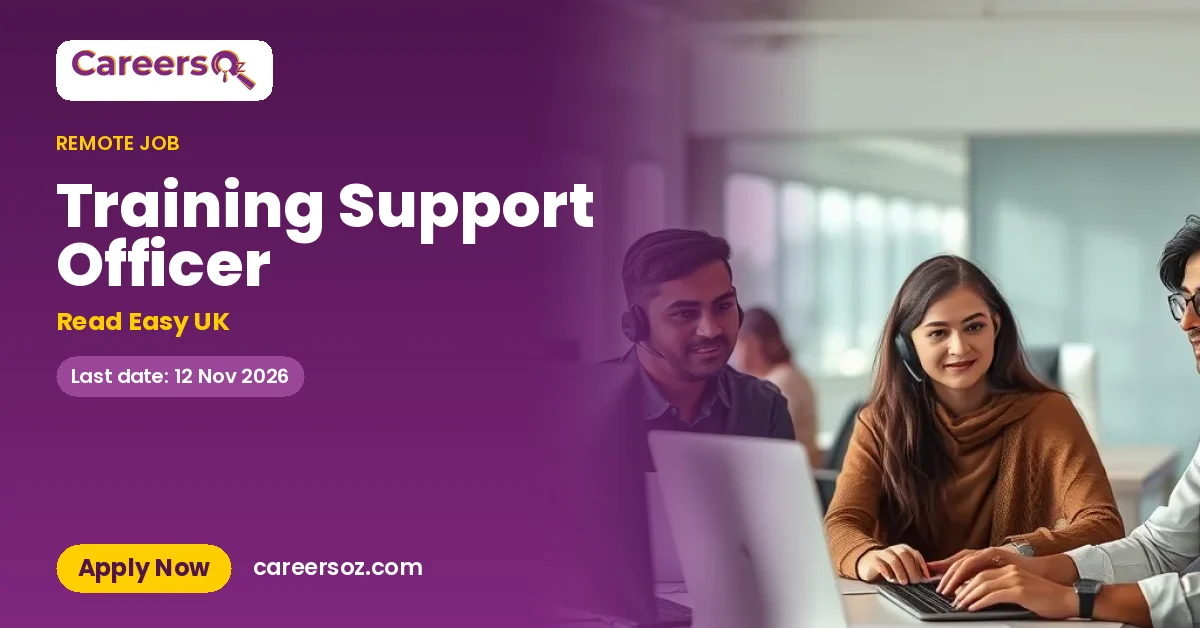 Training Support Officer – Read Easy UK