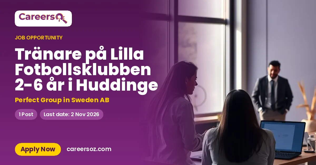 Tränare på Lilla Fotbollsklubben 2-6 år i Huddinge – Perfect Group in Sweden AB