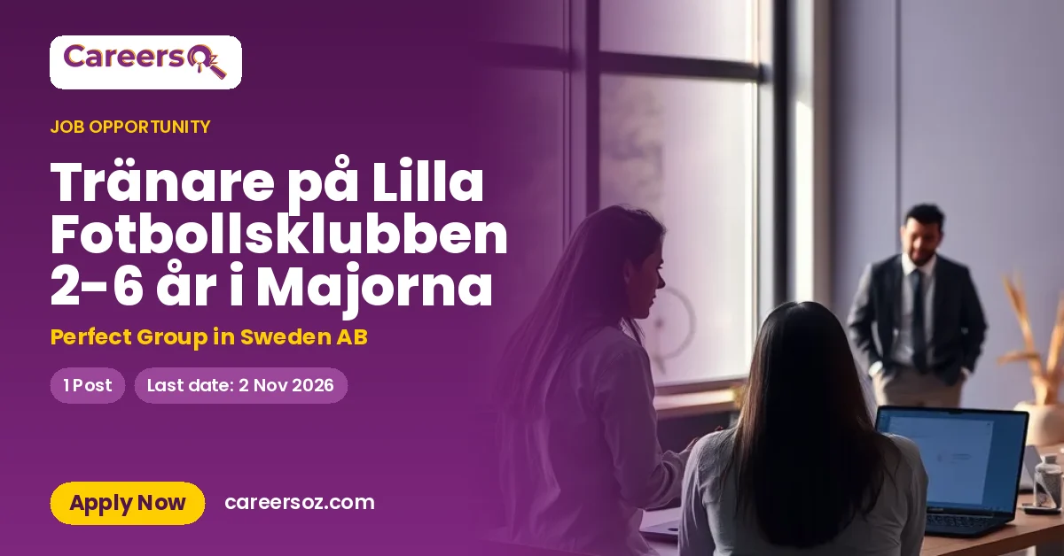 Tränare på Lilla Fotbollsklubben 2-6 år i Majorna – Perfect Group in Sweden AB