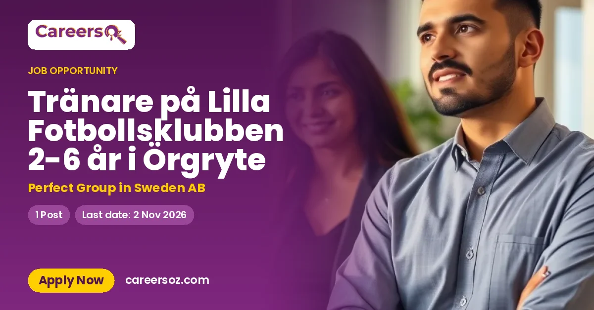 Tränare på Lilla Fotbollsklubben 2-6 år i Örgryte – Perfect Group in Sweden AB
