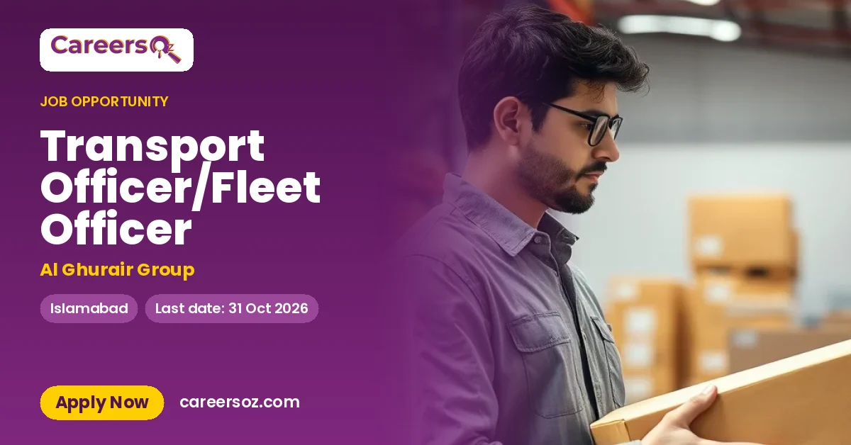 Transport Officer/Fleet Officer – Al Ghurair Group