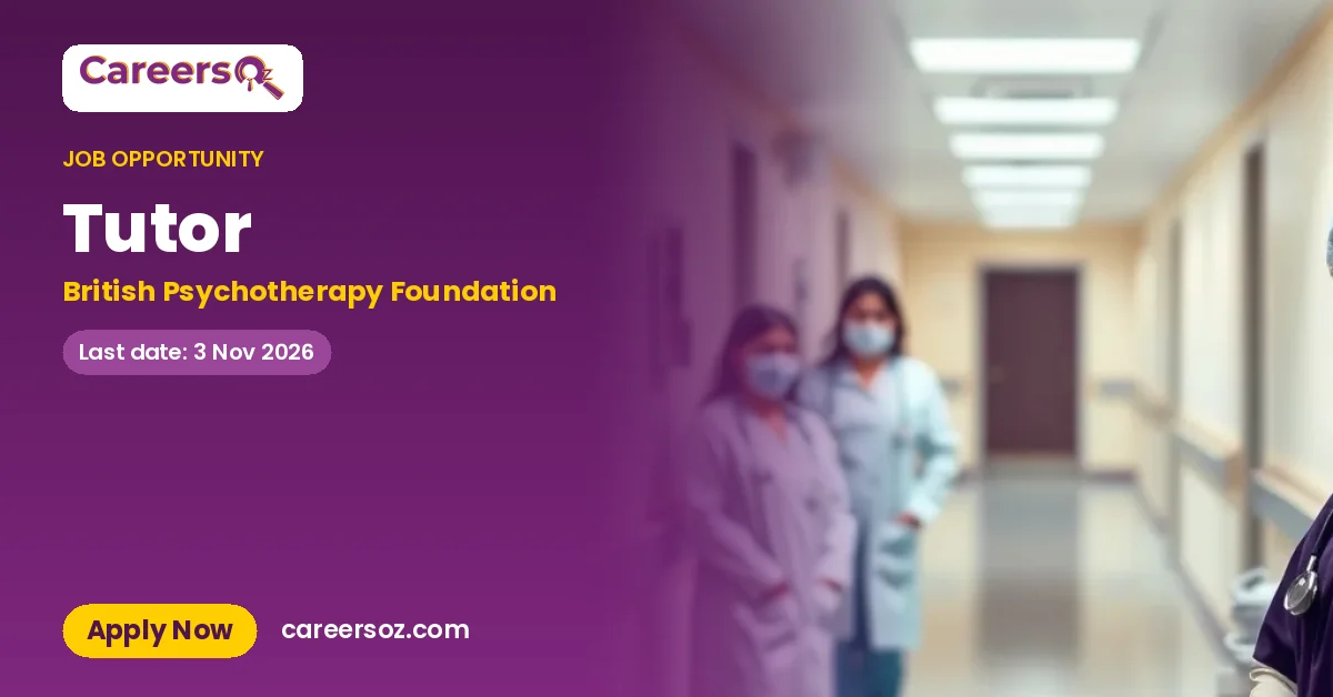 Tutor – British Psychotherapy Foundation