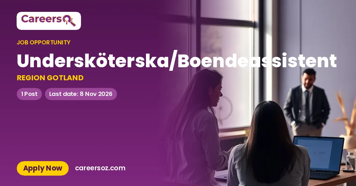 Undersköterska/Boendeassistent – REGION GOTLAND