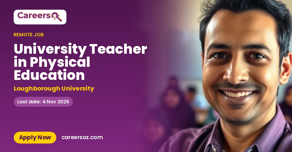 University Teacher in Physical Education – Loughborough University
