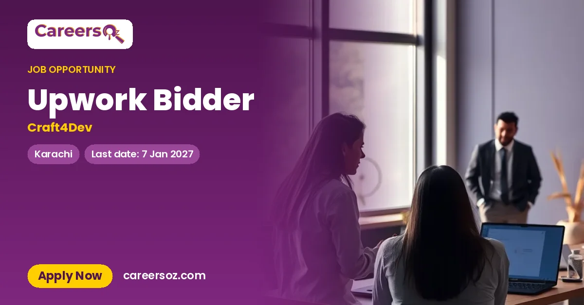 Upwork Bidder – Craft4Dev