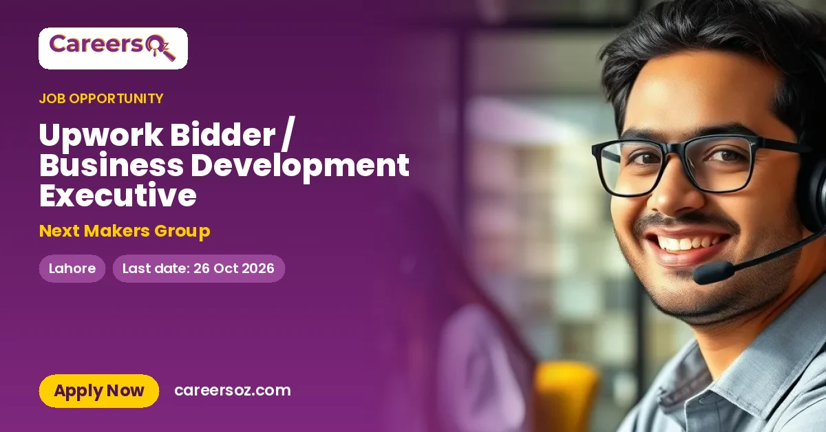 Upwork Bidder / Business Development Executive – Next Makers Group