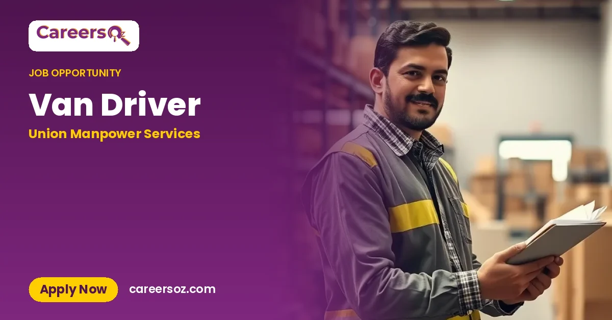 Van Driver – Union Manpower Services