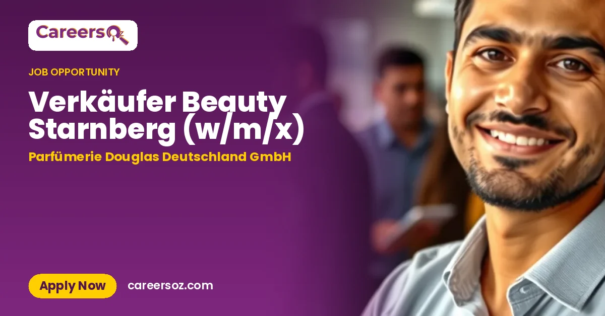 Verkäufer Beauty Starnberg (w/m/x) – Parfümerie Douglas Deutschland GmbH
