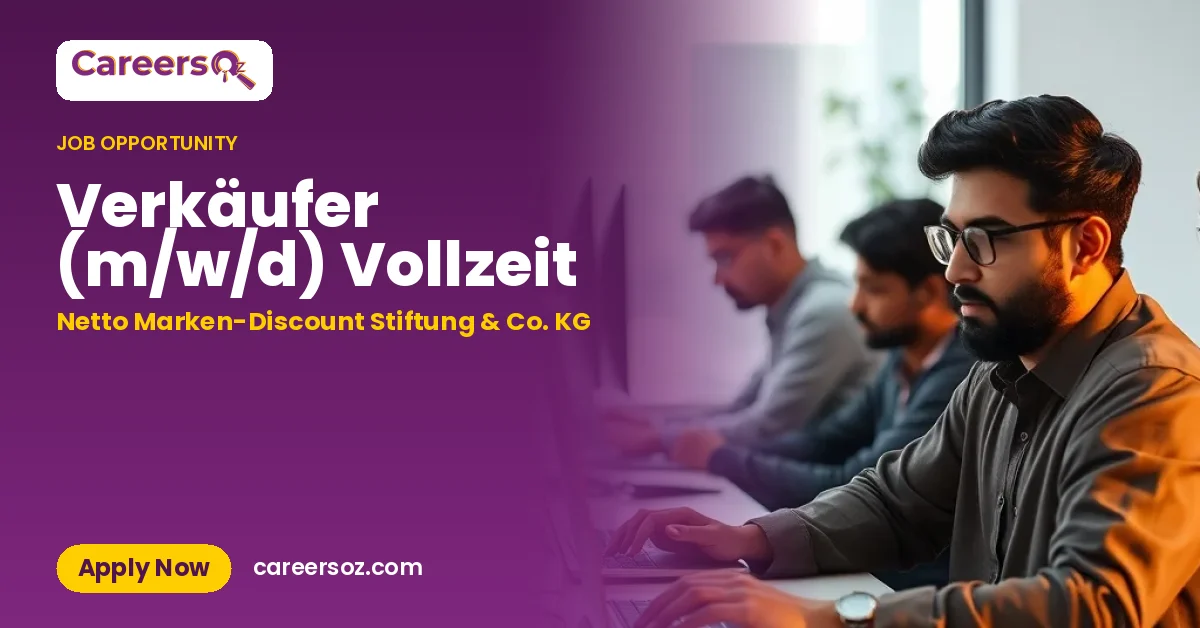 Verkäufer (m/w/d) Vollzeit – Netto Marken-Discount Stiftung & Co. KG