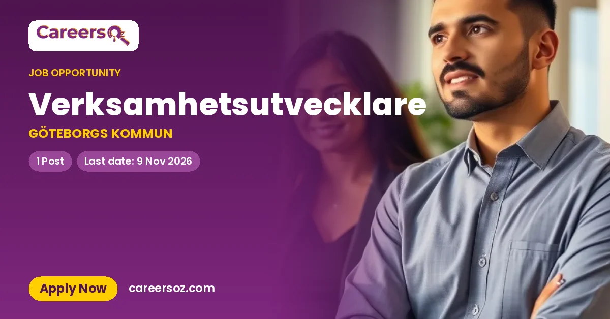 Verksamhetsutvecklare – GÖTEBORGS KOMMUN