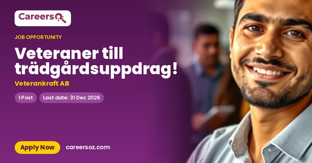 Veteraner till trädgårdsuppdrag! – Veterankraft AB