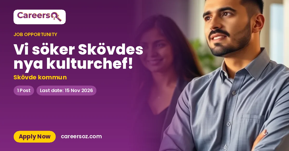 Vi söker Skövdes nya kulturchef! – Skövde kommun