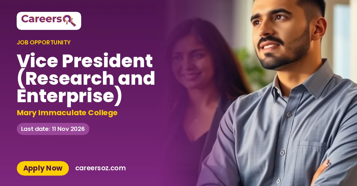 Vice President (Research and Enterprise) – Mary Immaculate College