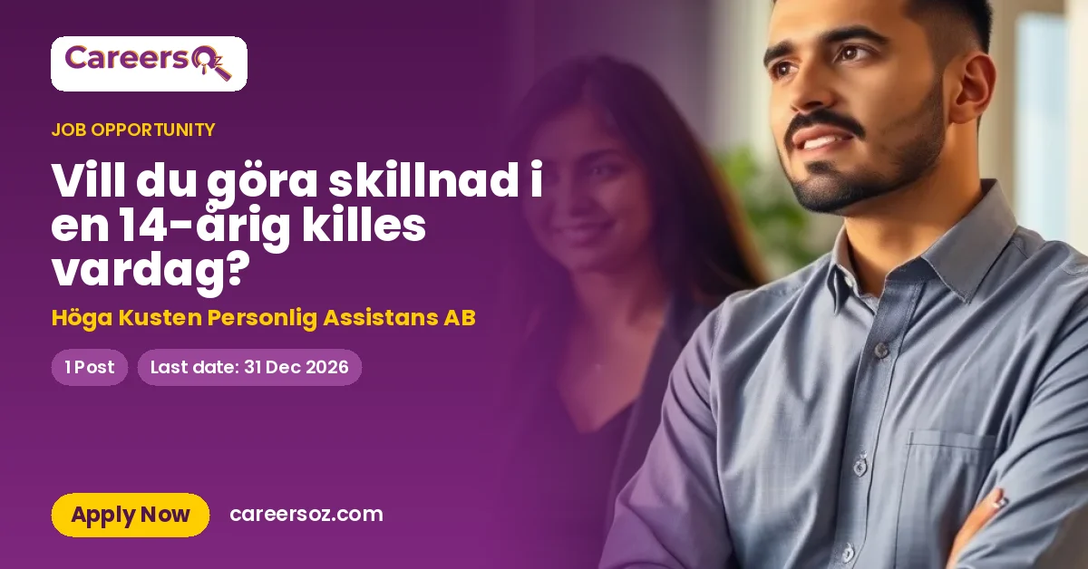 Vill du göra skillnad i en 14-årig killes vardag? – Höga Kusten Personlig Assistans AB