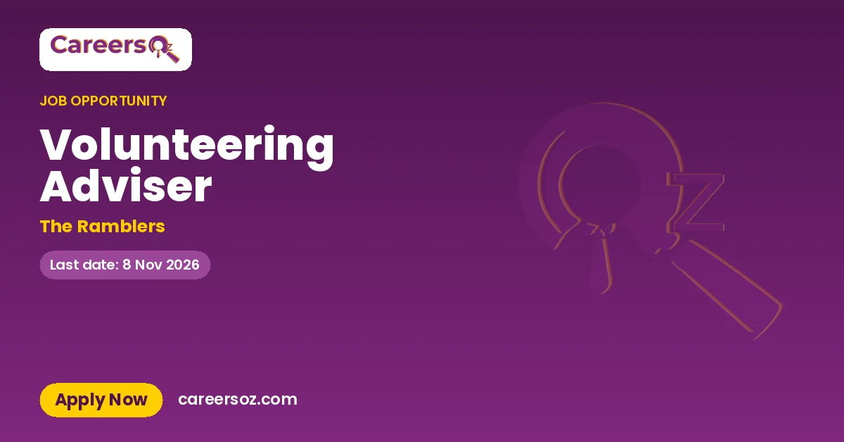 Volunteering Adviser – The Ramblers