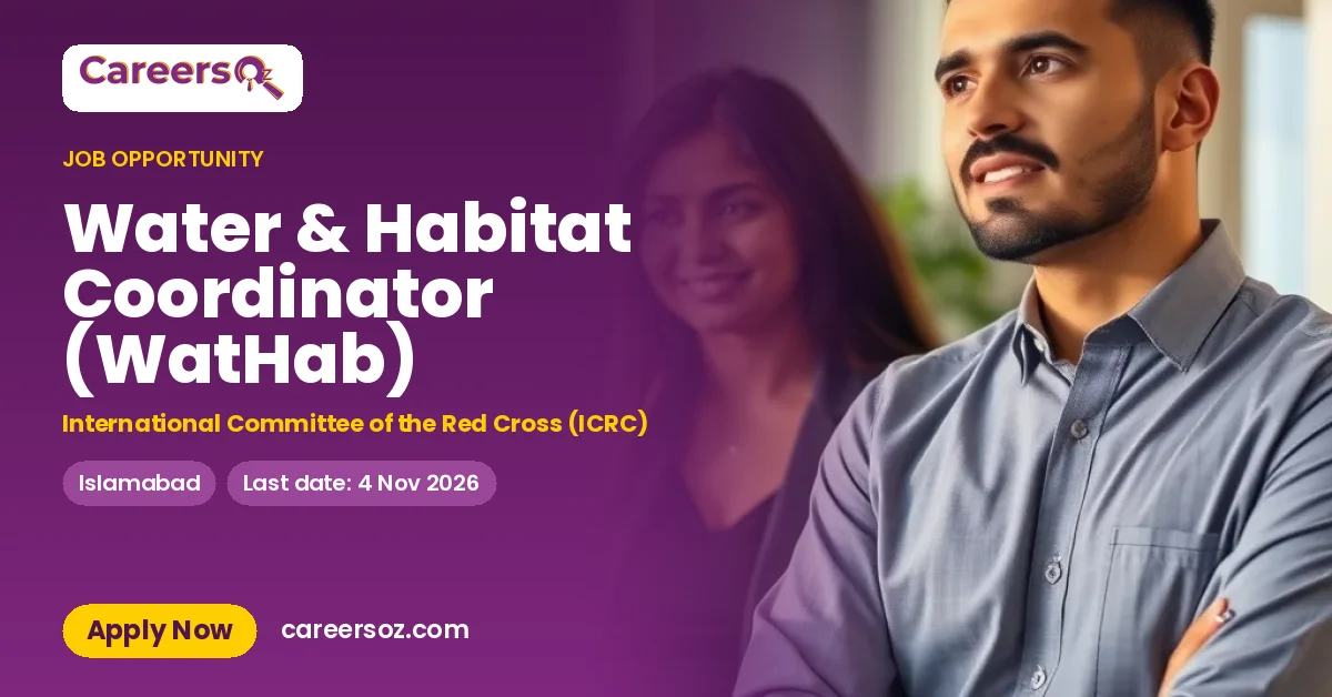 Water & Habitat Coordinator (WatHab) – International Committee of the Red Cross (ICRC)