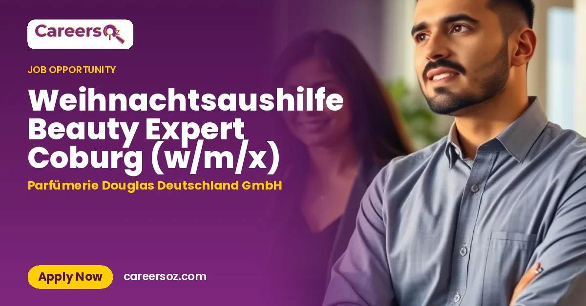 Weihnachtsaushilfe Beauty Expert Coburg (w/m/x) – Parfümerie Douglas Deutschland GmbH