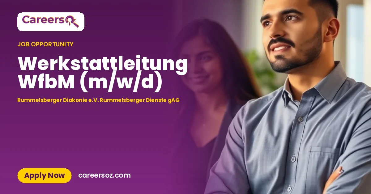 Werkstattleitung WfbM (m/w/d) – Rummelsberger Diakonie e.V. Rummelsberger Dienste gAG