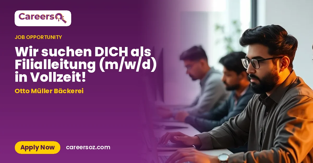 Wir suchen DICH als Filialleitung (m/w/d) in Vollzeit! – Otto Müller Bäckerei