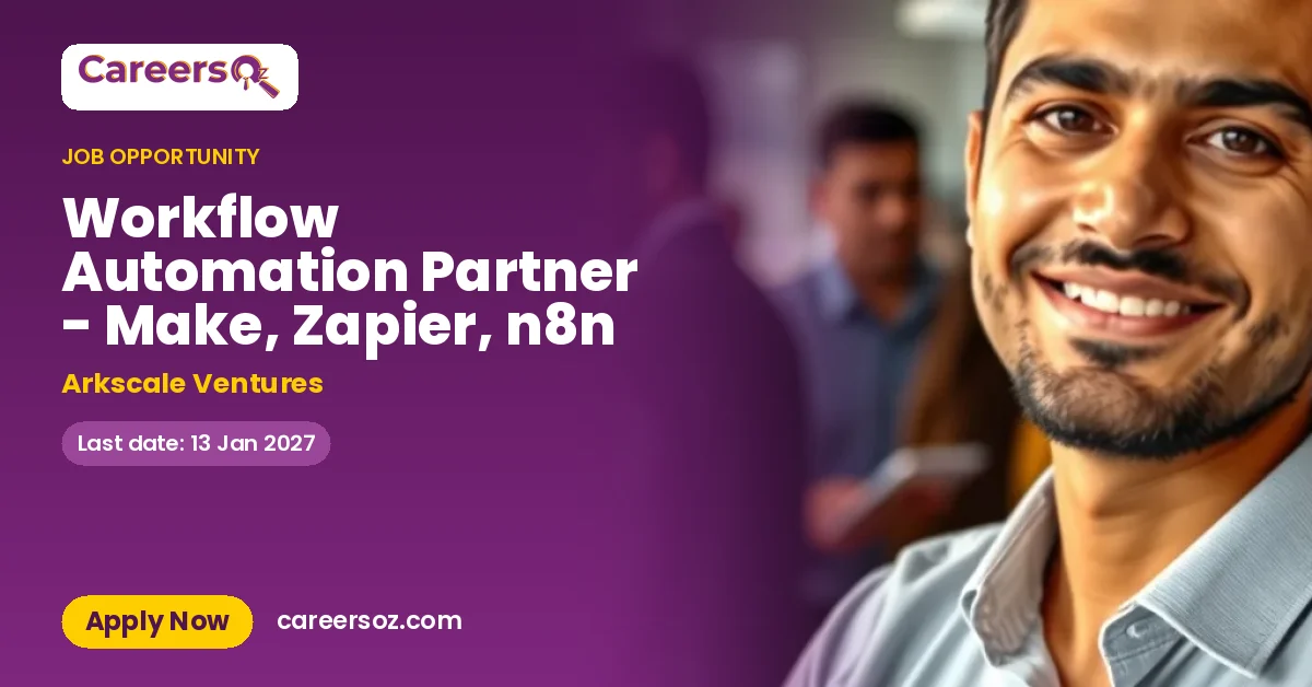 Workflow Automation Partner - Make, Zapier, n8n – Arkscale Ventures