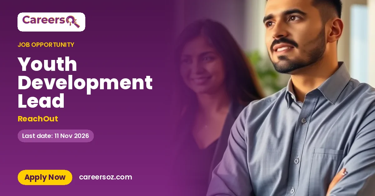Youth Development Lead – ReachOut