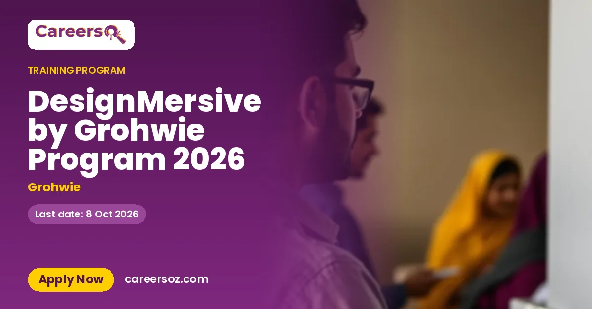 DesignMersive by Grohwie Program 2026 – Grohwie